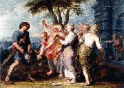 Jan Van Den Hoecke The Triumph of David, France oil painting artist